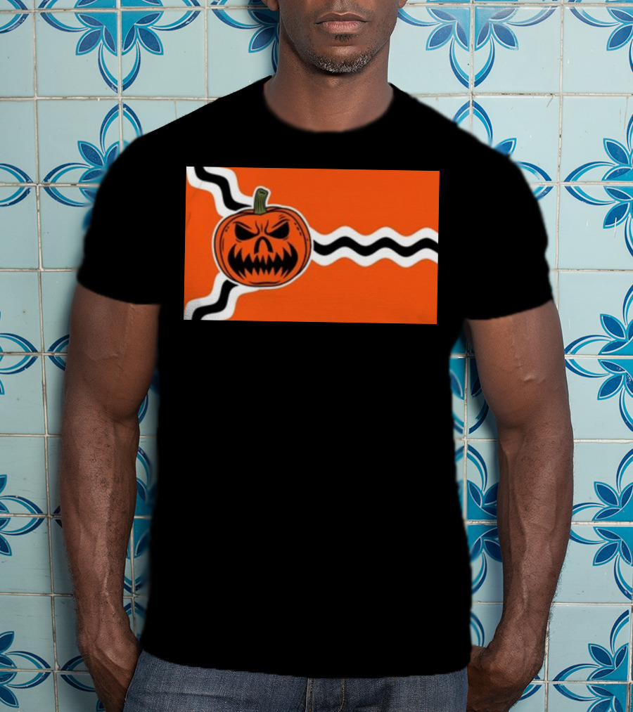 St. Louis Flag Inspired Pumpkin Halloween T-Shirt