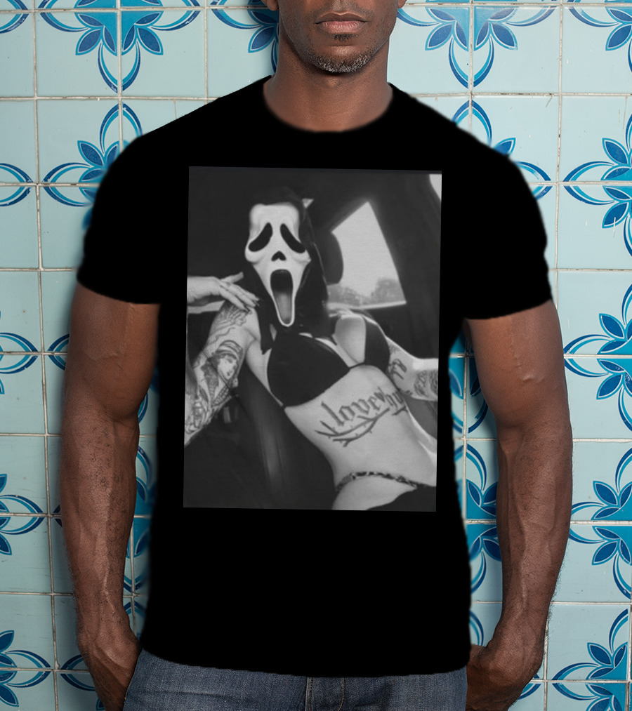 Paigeamaze Scream If U Need Me Lover Girl Mask Tattoo Body T-Shirt