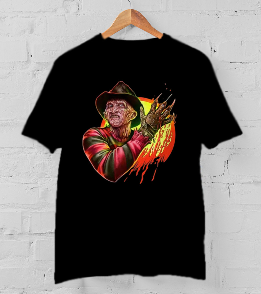 Frightrags Freddy Krueger Claws Rainbow Slashed T-Shirt