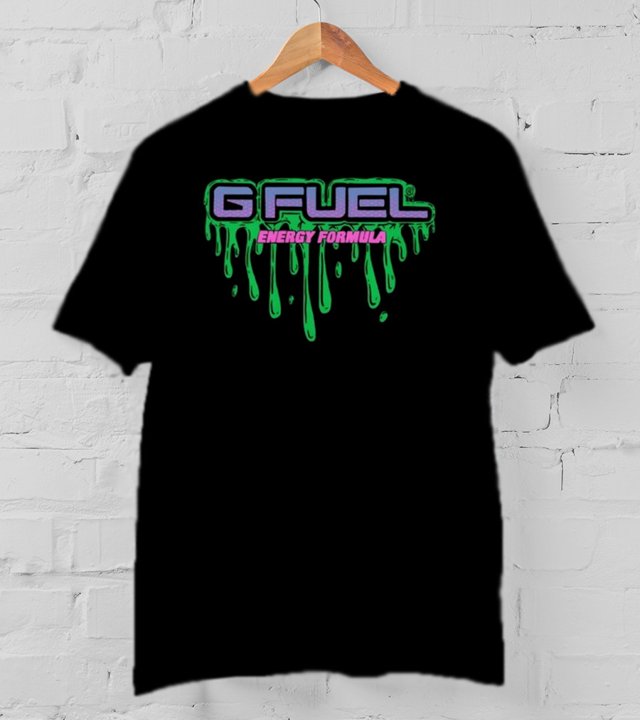 G Fuel Energy Formula Grime Dripping Neon Green T-Shirt