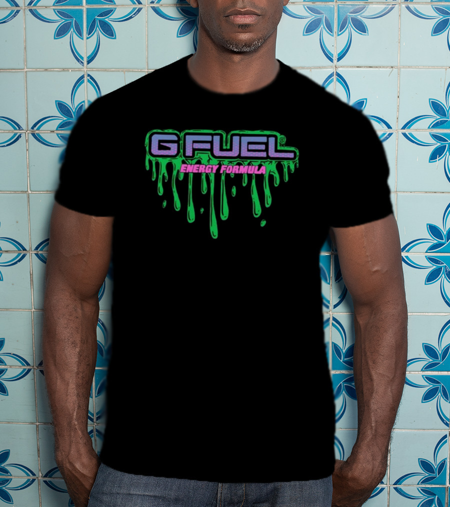 G Fuel Energy Formula Grime Dripping Neon Green T-Shirt