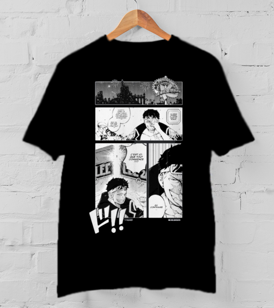 Karmine Corp Piece Of History Manga Comic Scene Chapter₪7 T-Shirt
