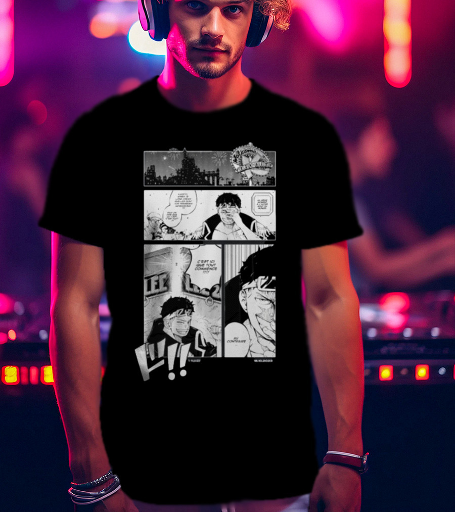 Karmine Corp Piece Of History Manga Comic Scene Chapter₪7 T-Shirt