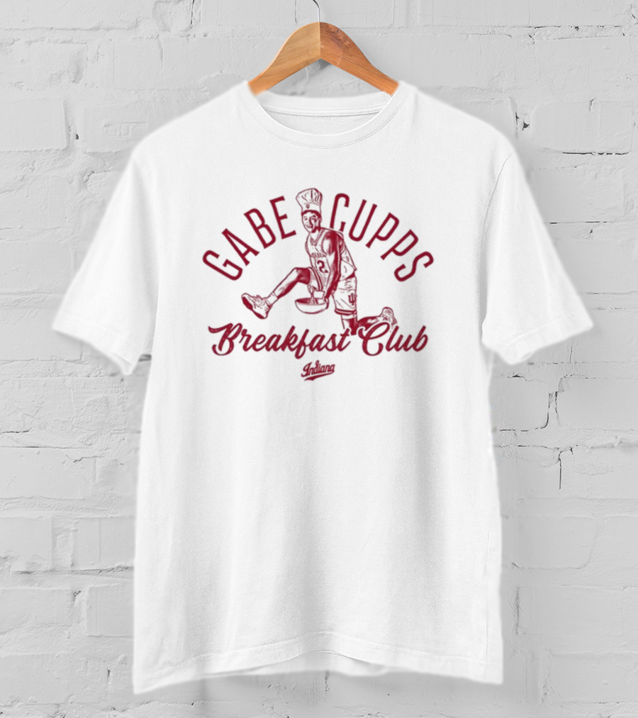 Gabe Cupps Basketball Breakfast Club Indiana T-Shirt