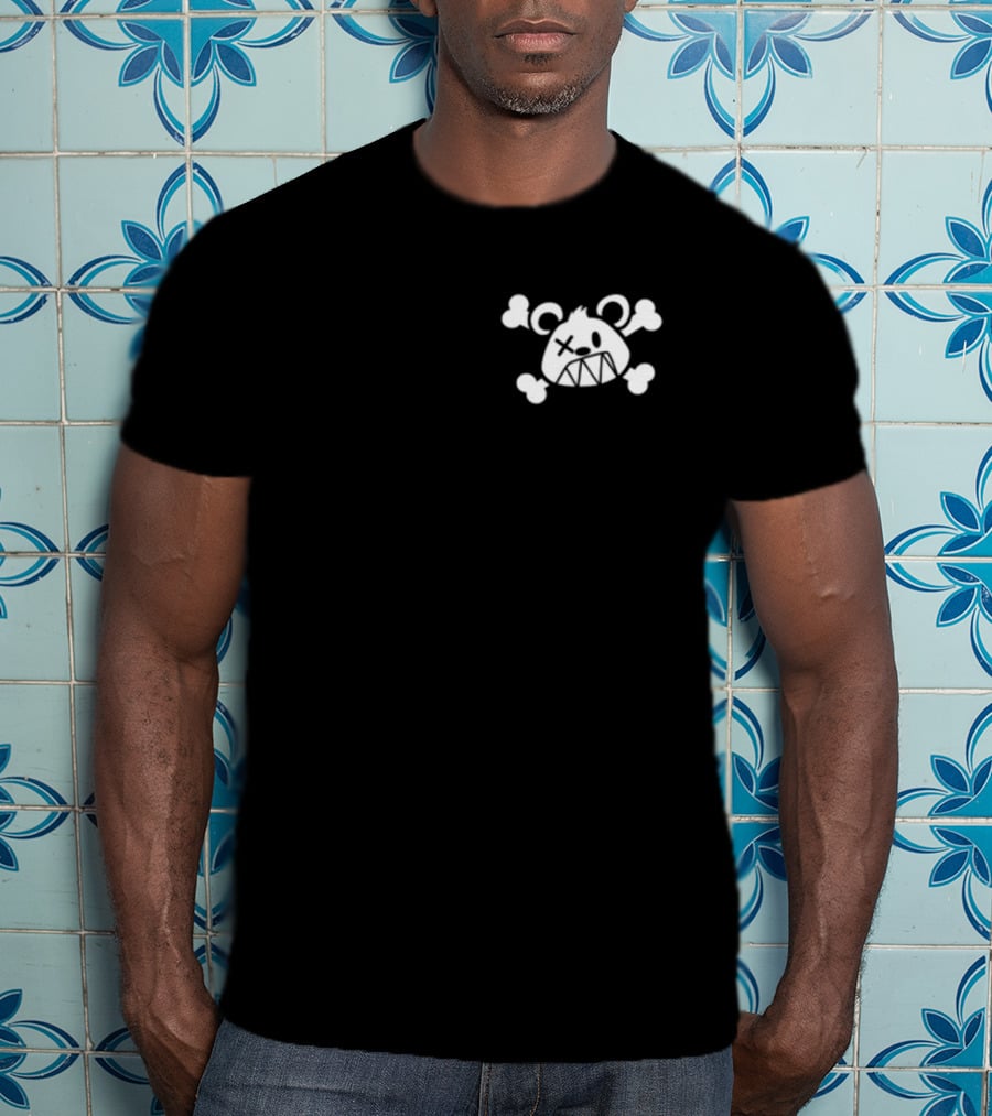 Killabears Killas-Ceramic Crossbones X-Eyed Bear T-Shirt
