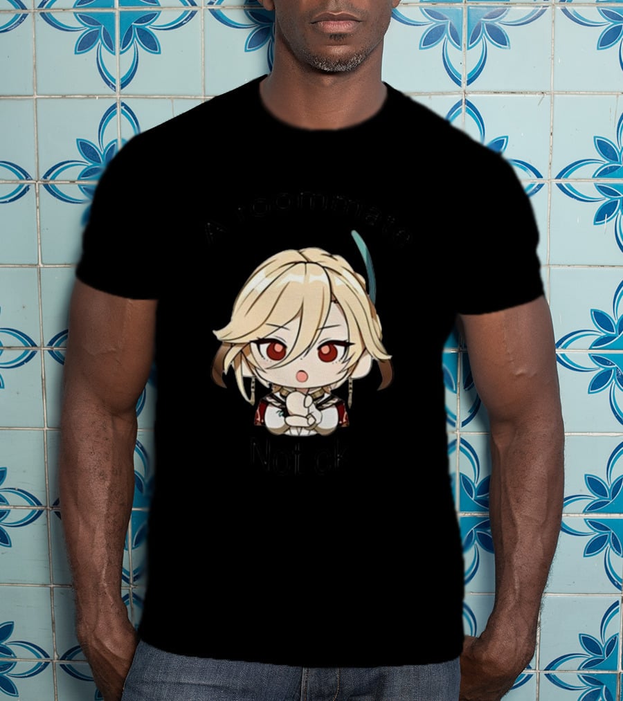 A Roommate Not Ok Anime Character Chibi T-Shirt