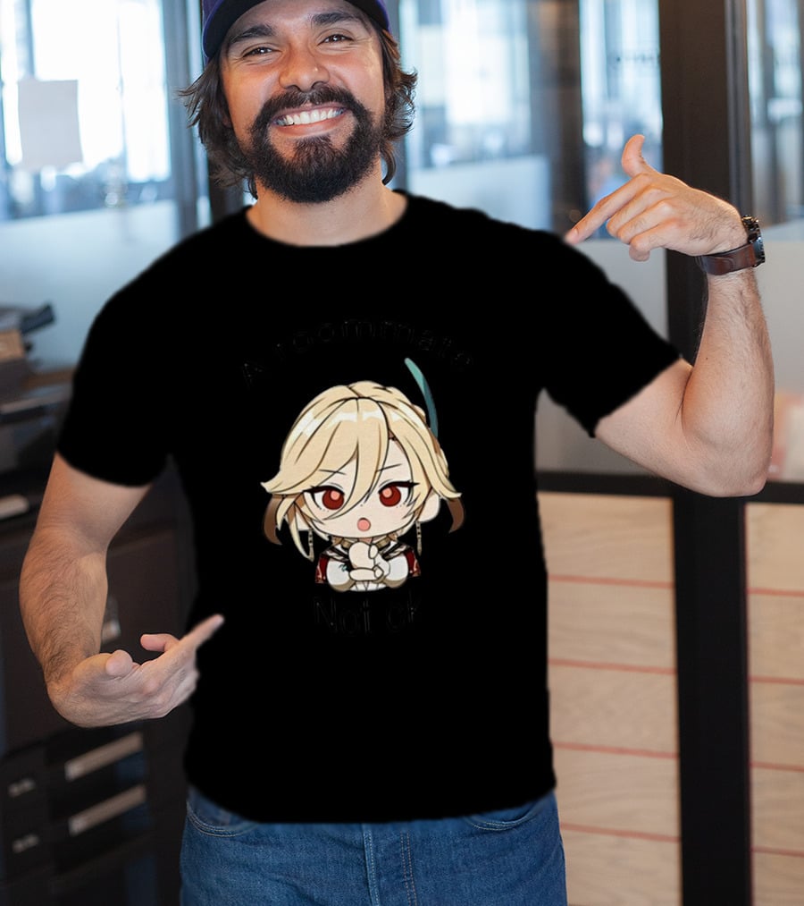 A Roommate Not Ok Anime Character Chibi T-Shirt