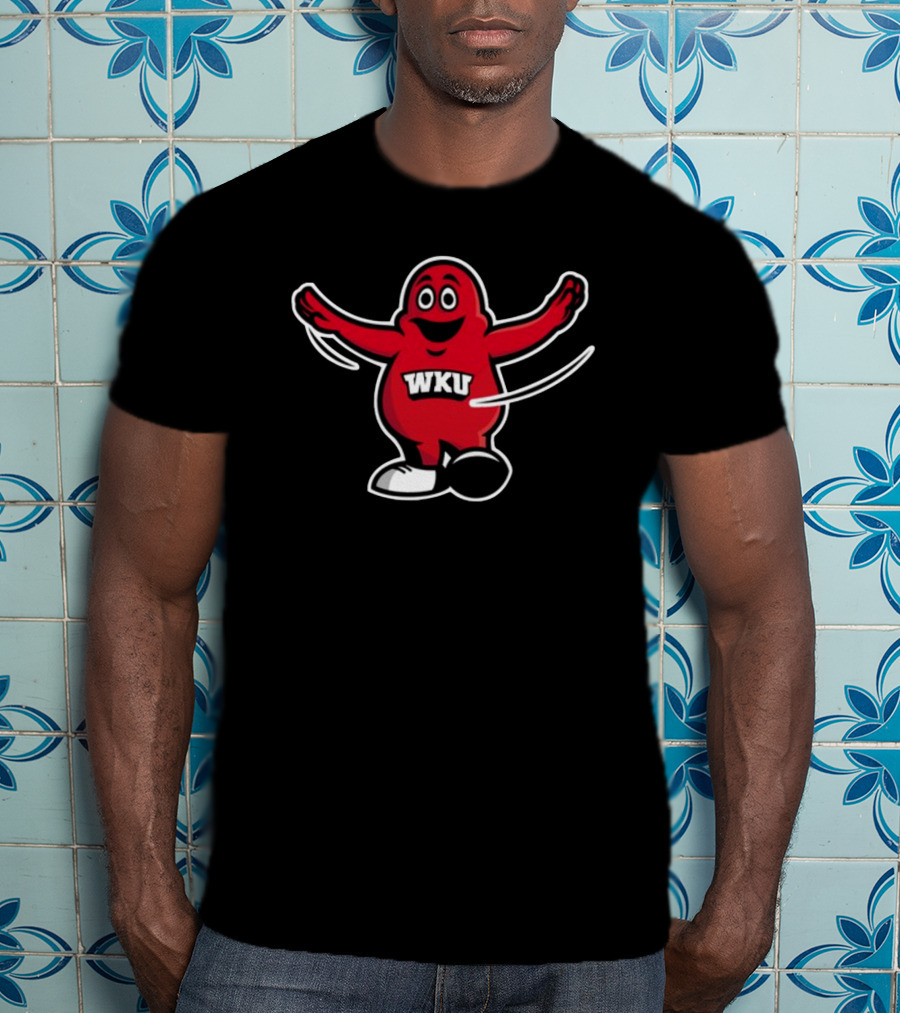WKU Big Red Defensive Back Mascot New T-Shirt