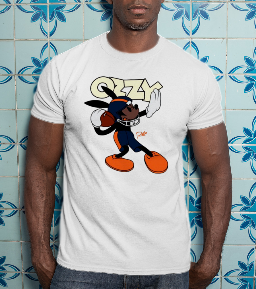 Ozzy Chicago Over Everything X Rello Football Player T-Shirt