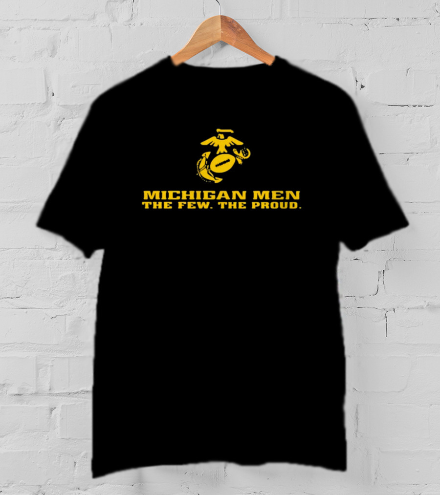 Dave Portnoy Michigan Men USMC Emblem The Few The Proud T-Shirt