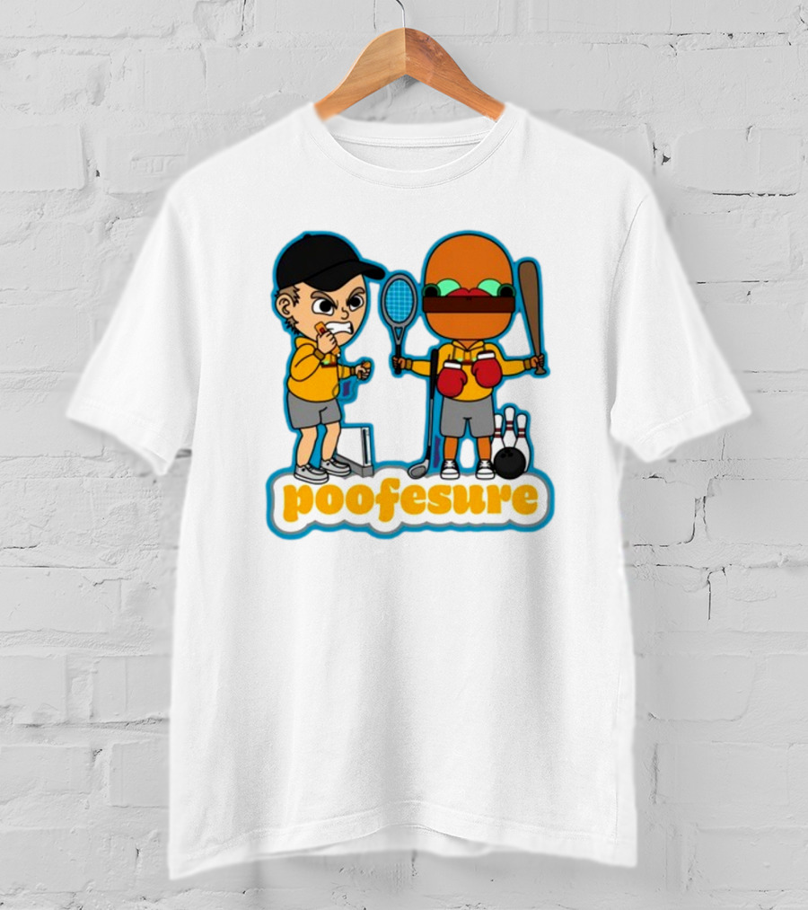 Poofesure Wii Sports Parody With Gaming And Boxing Elements T-Shirt