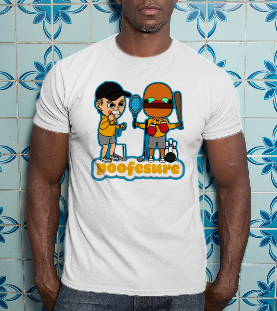 Poofesure Wii Sports Parody With Gaming And Boxing Elements T-Shirt