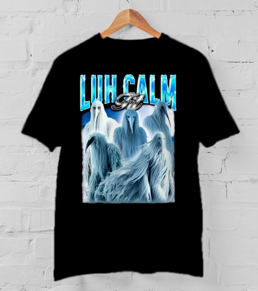 Notsafeforwear Luh Calm Fit Ice Phantom Figures T-Shirt