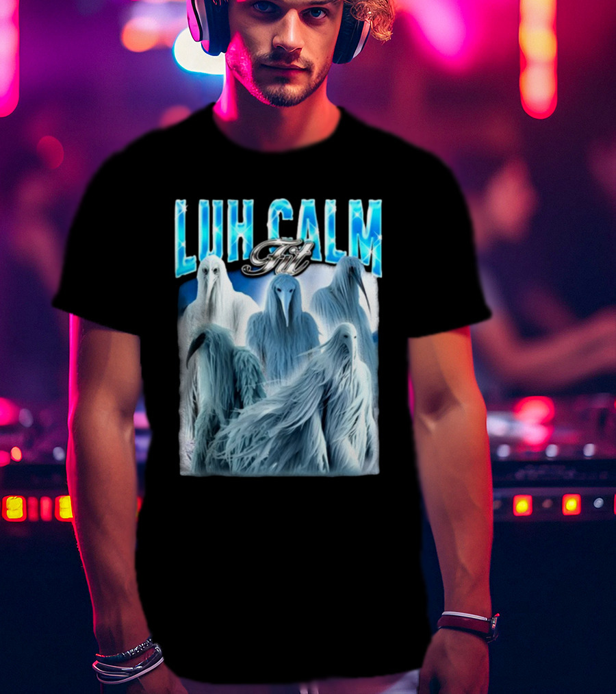 Notsafeforwear Luh Calm Fit Ice Phantom Figures T-Shirt