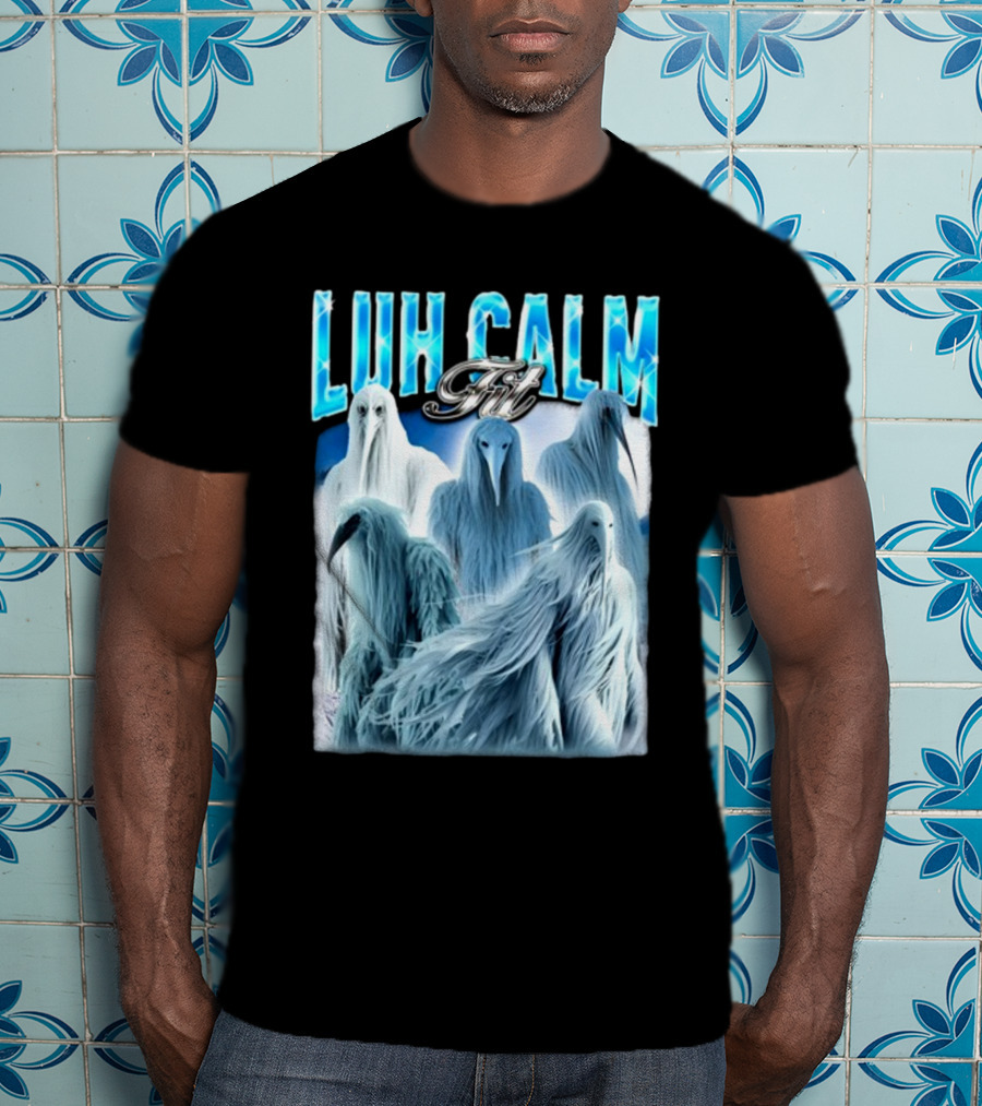 Notsafeforwear Luh Calm Fit Ice Phantom Figures T-Shirt