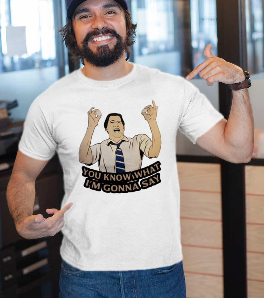 You Know What I'm Gonna Say Excited Businessman Gesture Fun T-Shirt