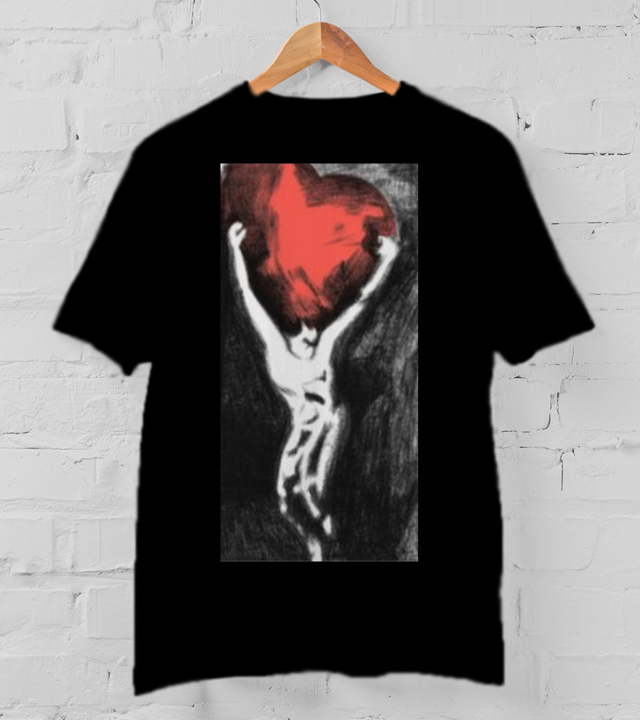 Rider Love Red Heart Embrace T-Shirt