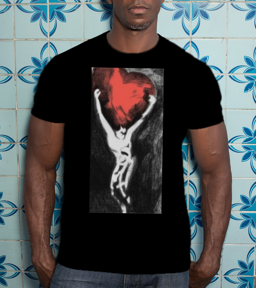 Rider Love Red Heart Embrace T-Shirt