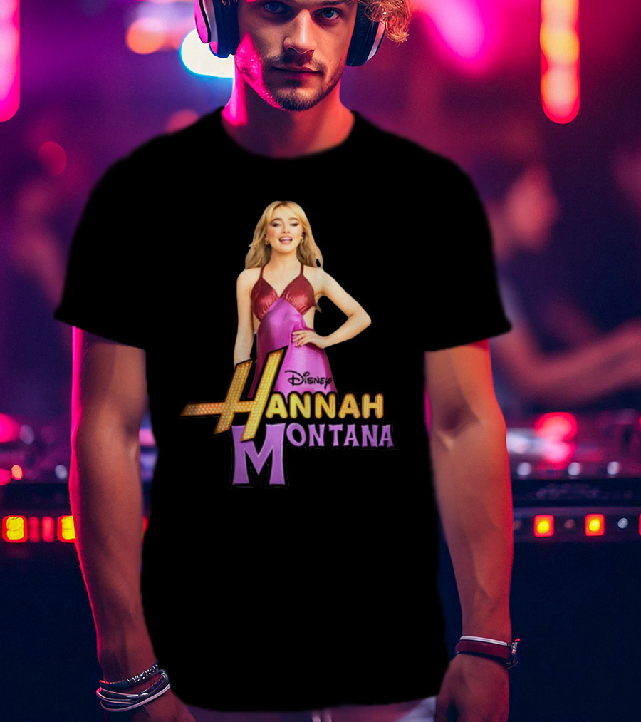 Disney Hannah Montana Sabrina Carpenter Iconic Crossover T-Shirt