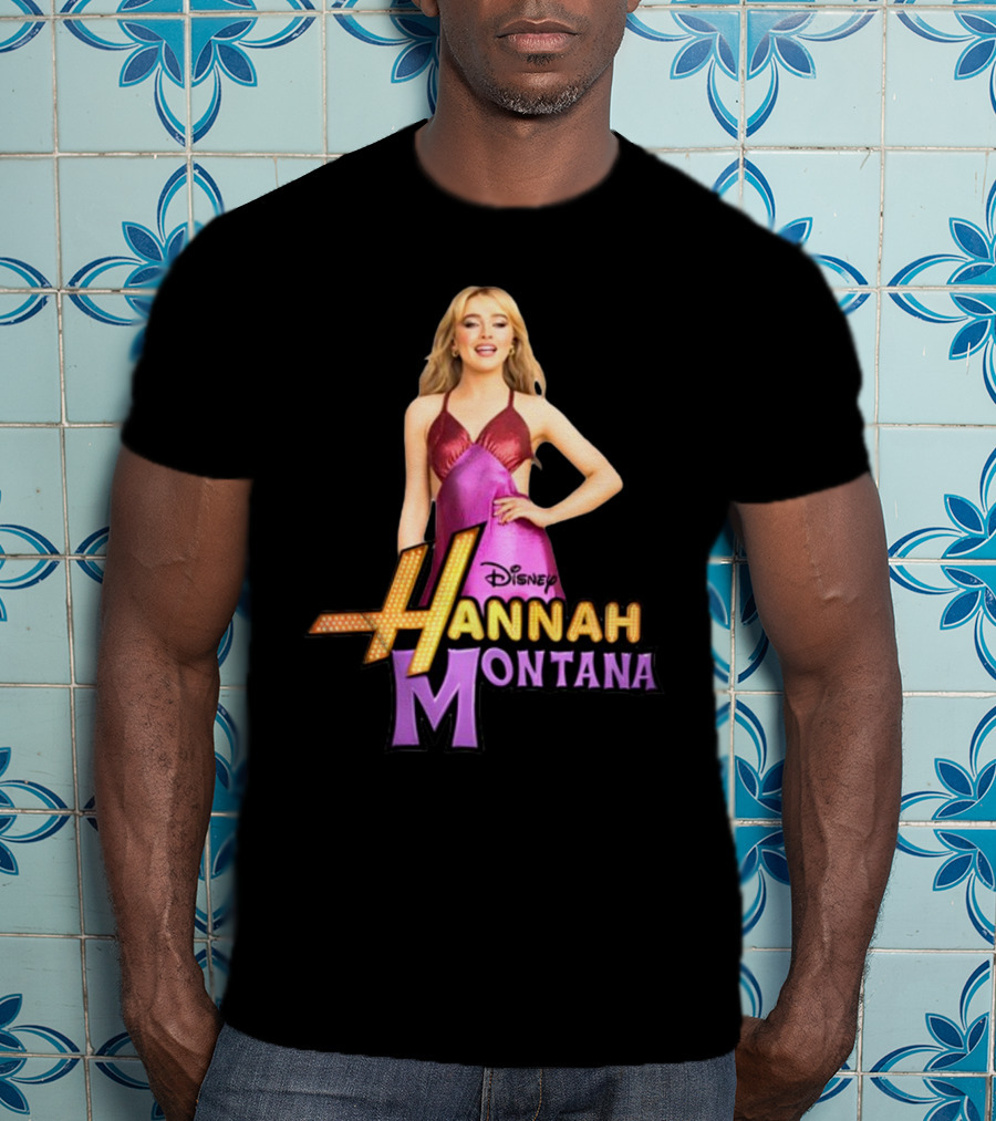 Disney Hannah Montana Sabrina Carpenter Iconic Crossover T-Shirt
