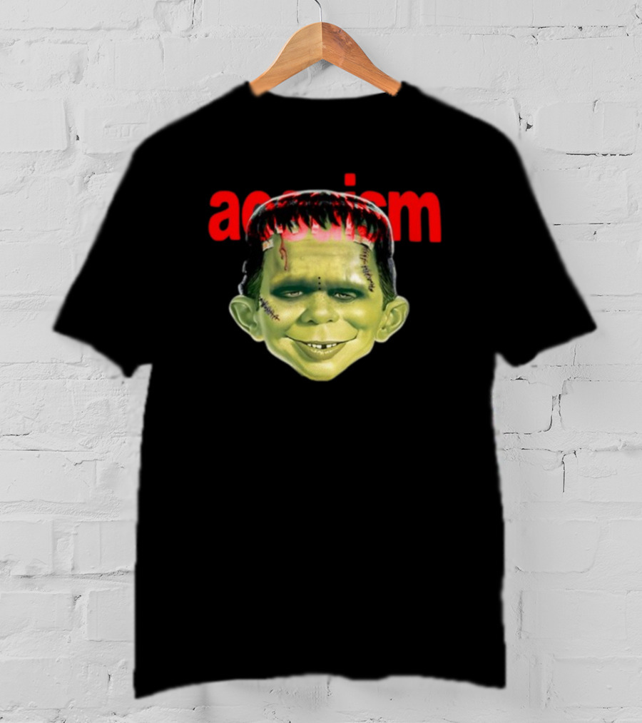 Aosuism Madd Halloween Frankenstein Monster Face T-Shirt