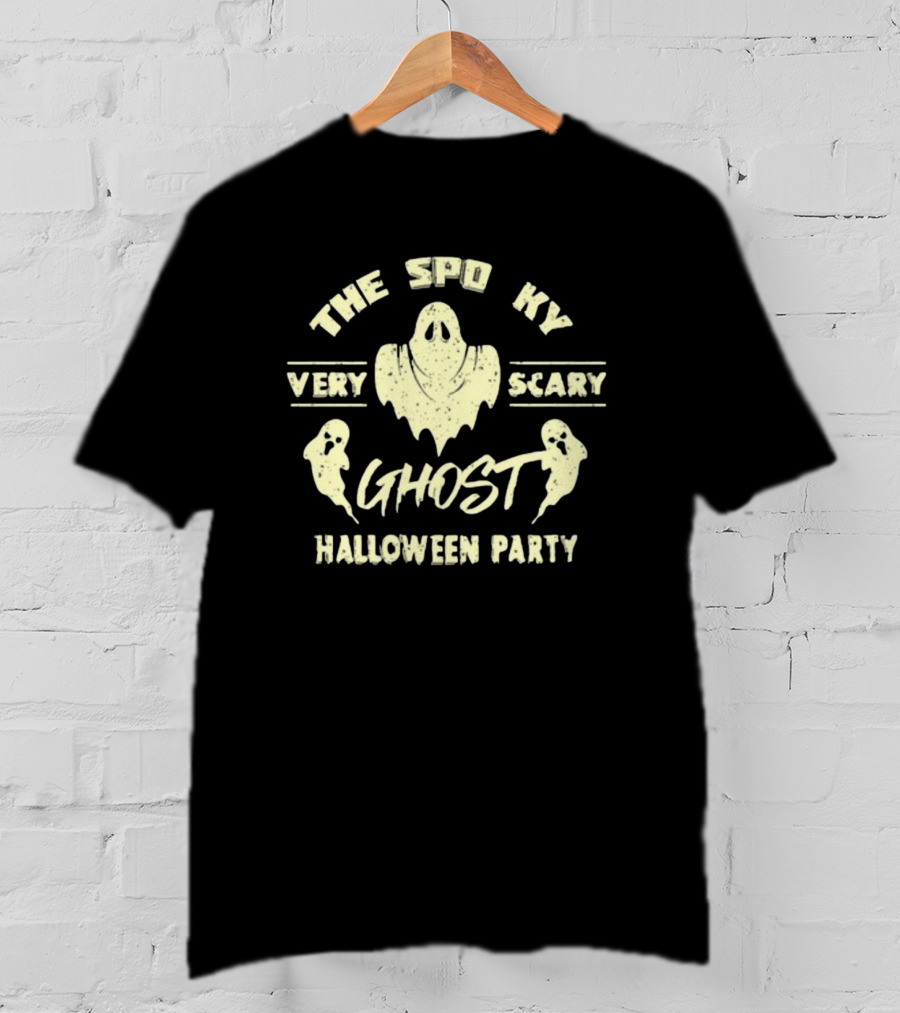 The Spooky Very Scary Ghost Halloween Party T-Shirt