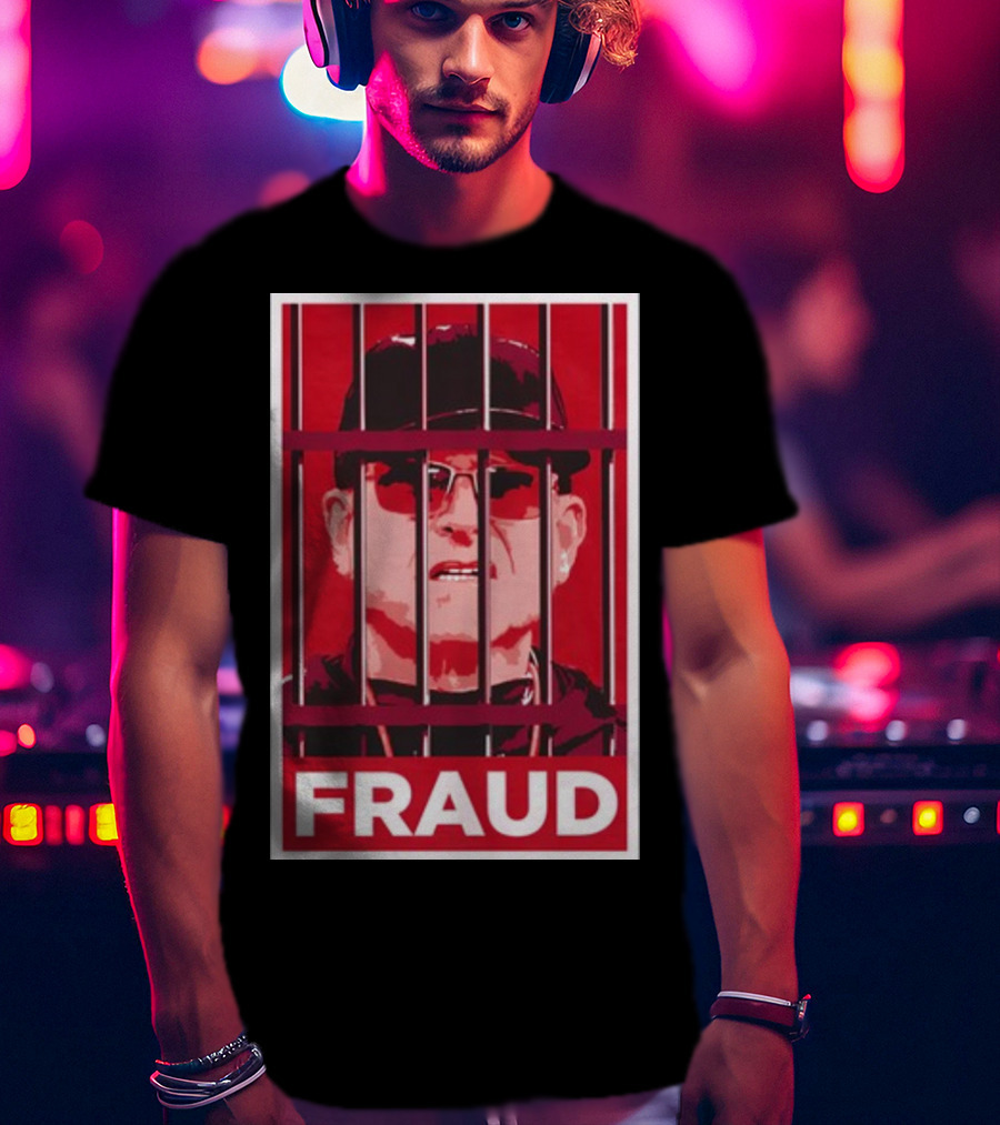 Nebraska Fraud Bars Red T-Shirt