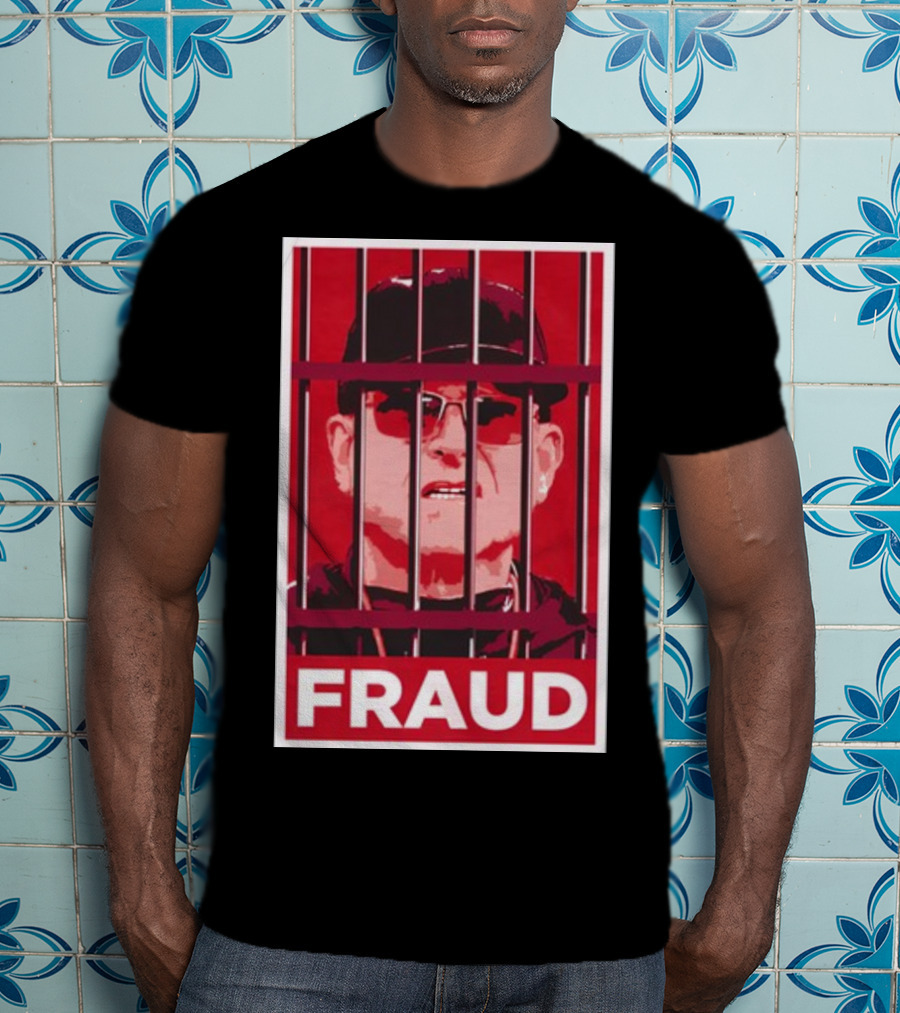 Nebraska Fraud Bars Red T-Shirt