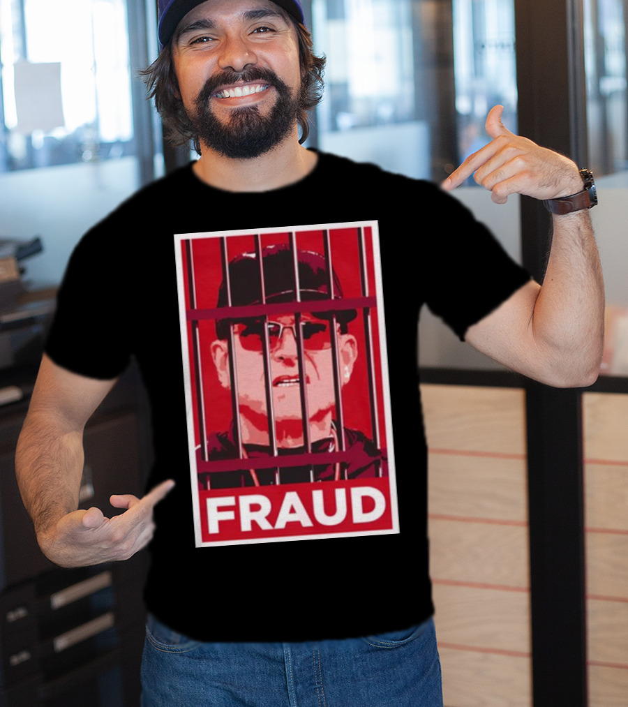 Nebraska Fraud Bars Red T-Shirt