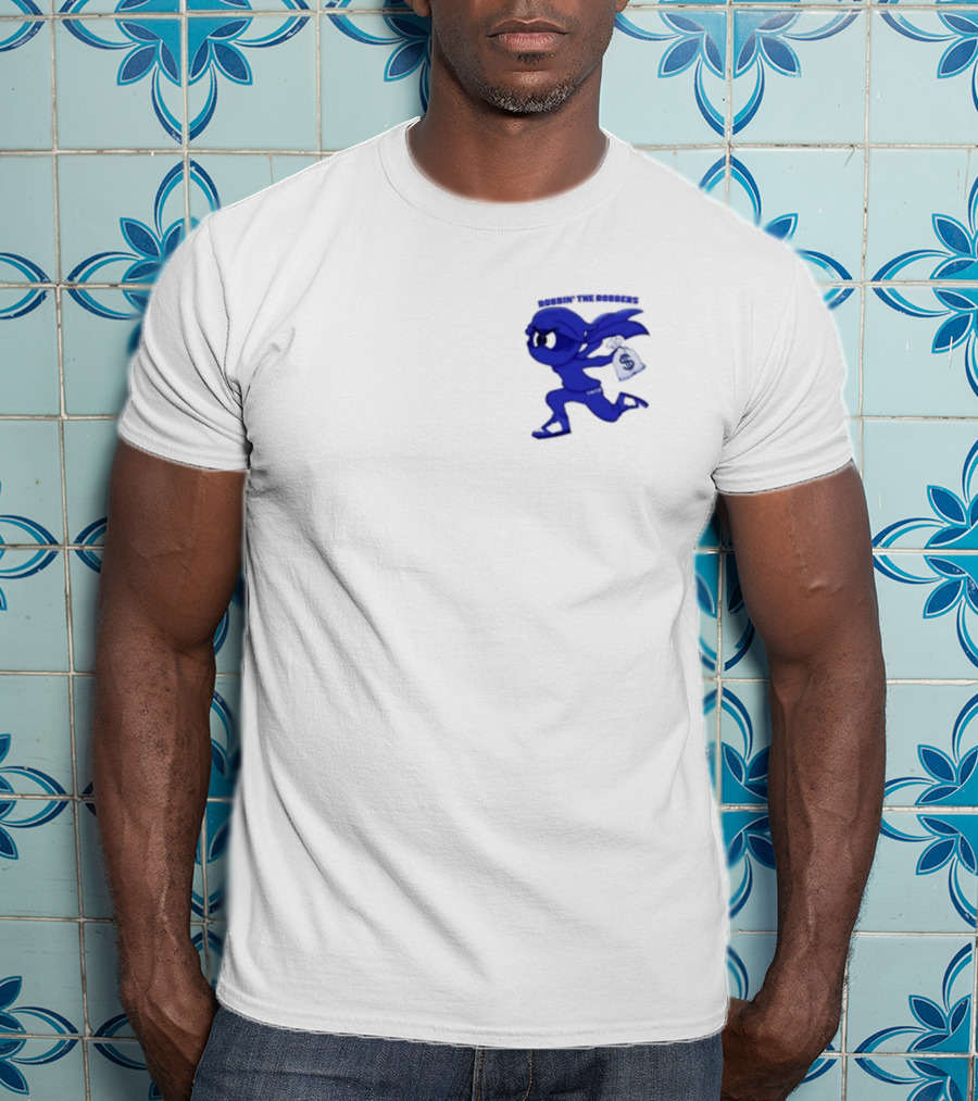 Bigdawgbanna Sneaky Ninja Robbin' The Robbers T-Shirt