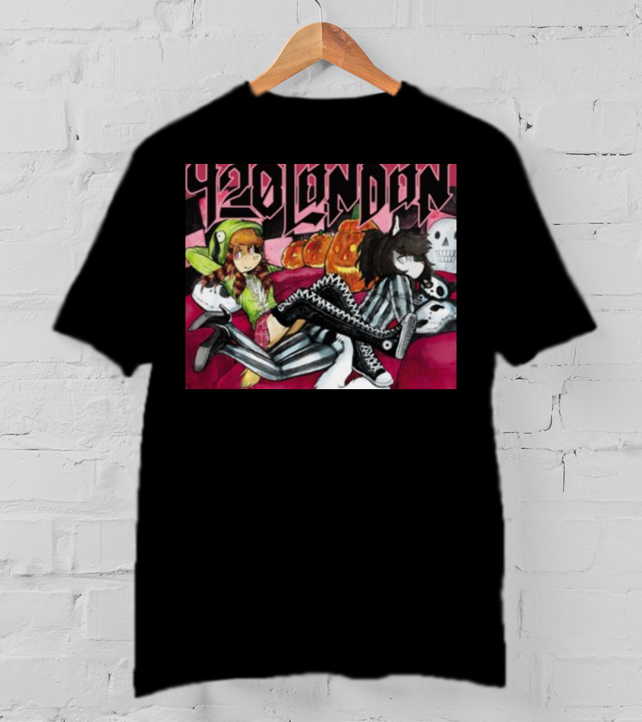 920 London Halloween Pumpkin Skeleton T-Shirt