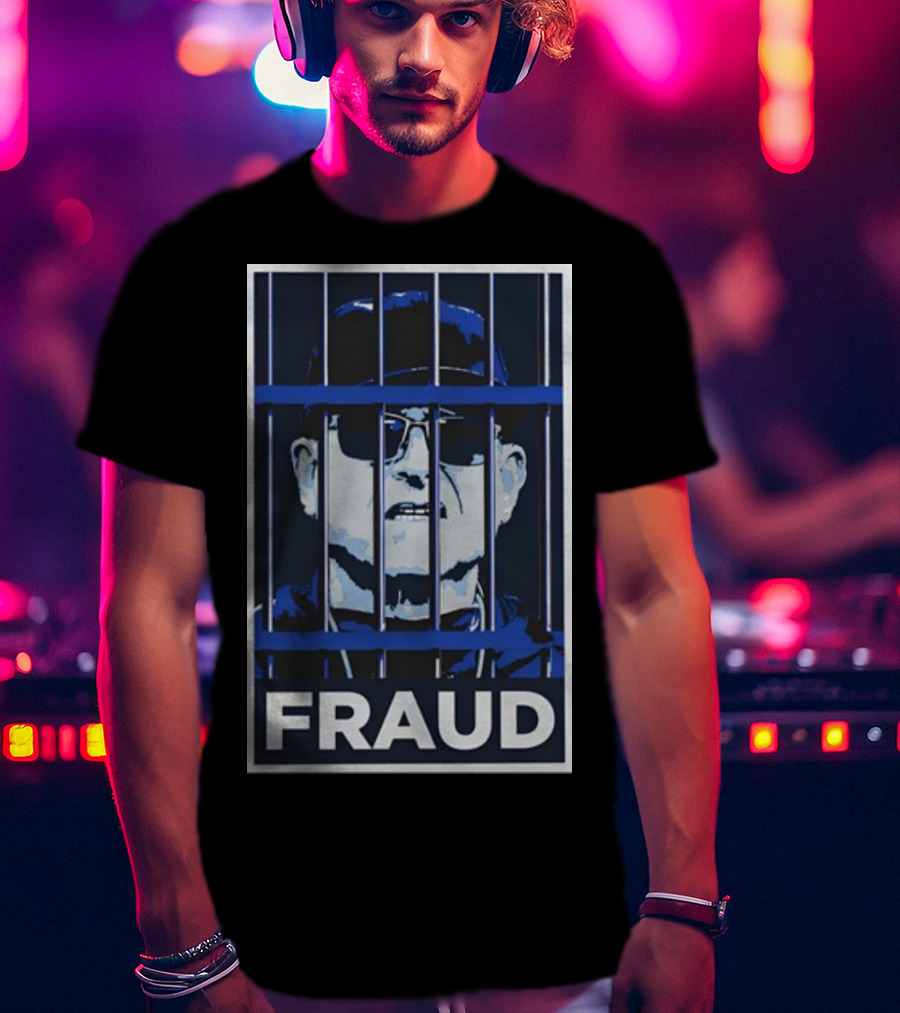Harbaugh Behind Bars Fraud T-Shirt