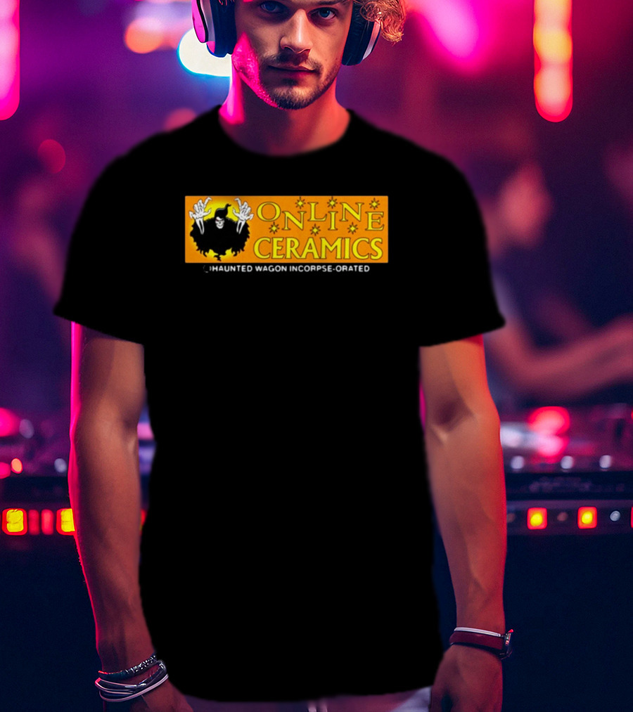 Online Ceramics Haunted Wagon Incorpse-Orated T-Shirt