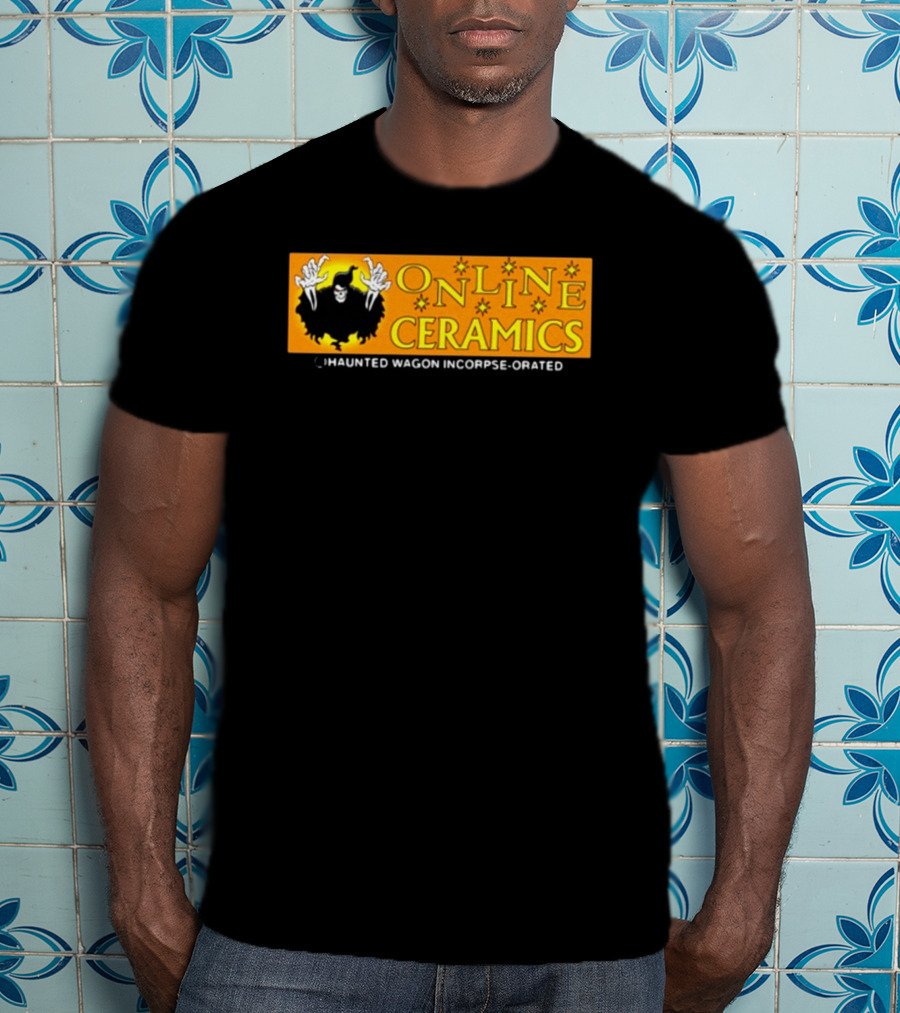 Online Ceramics Haunted Wagon Incorpse-Orated T-Shirt