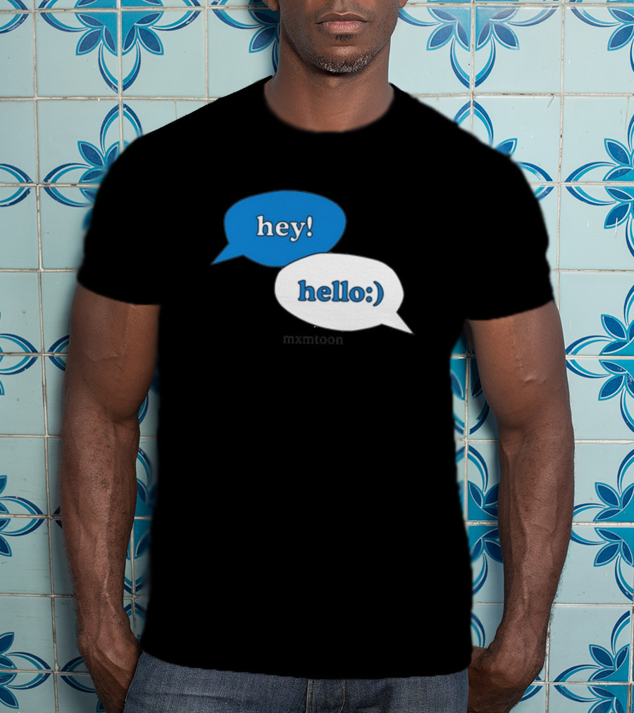 Hey Hello:) Mxmtoon Speech Bubbles T-Shirt