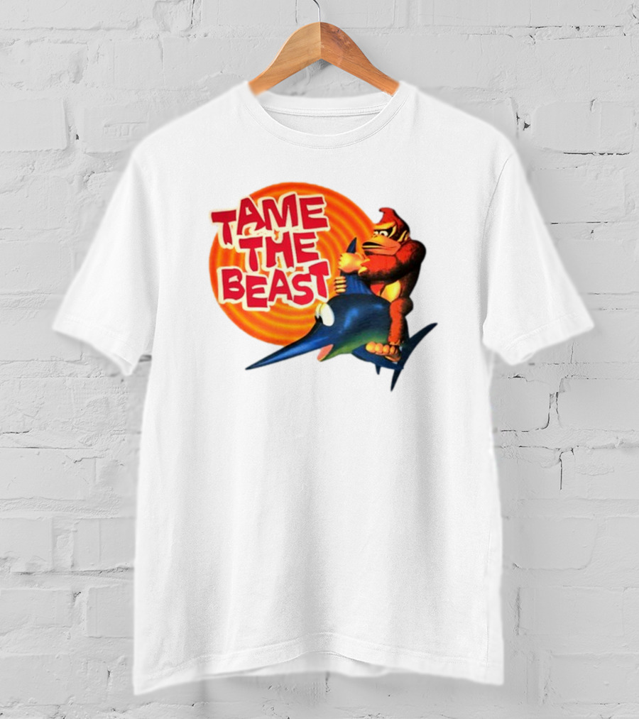 Donkey Kong Country SNES Tame The Beast Promo T-Shirt