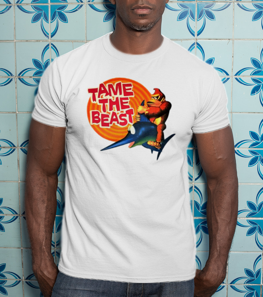 Donkey Kong Country SNES Tame The Beast Promo T-Shirt