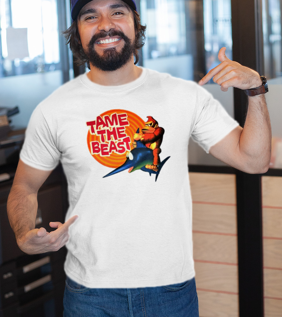 Donkey Kong Country SNES Tame The Beast Promo T-Shirt
