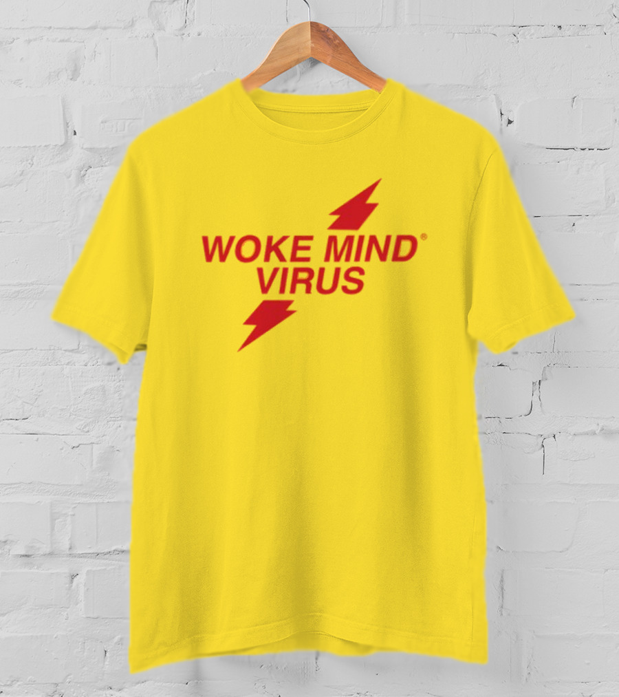 Woke Mind Virus Lightning Bolt T-Shirt