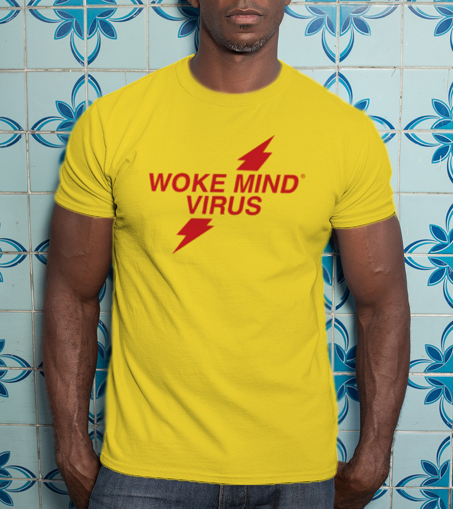Woke Mind Virus Lightning Bolt T-Shirt