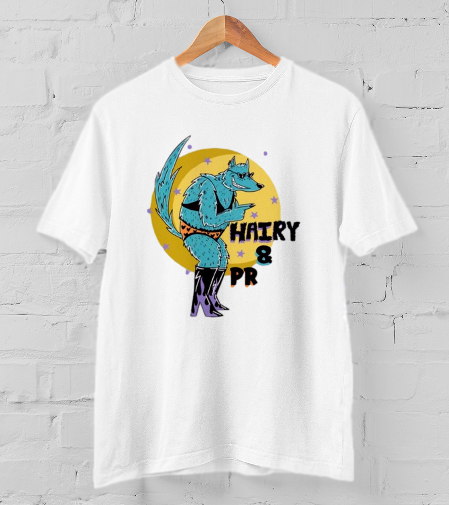 Hairy And Proud Moonlit Werewolf T-Shirt