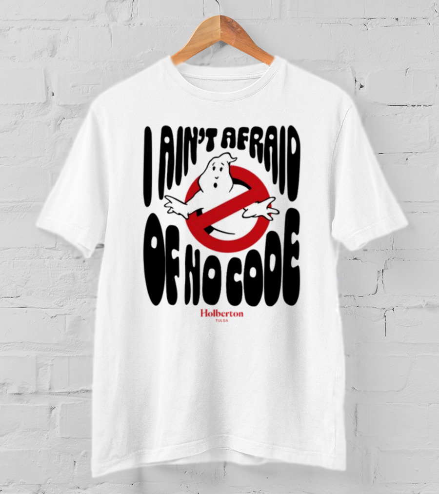 I Ain't Afraid Of No Code Julien Barbier Holberton Ghostbusters T-Shirt