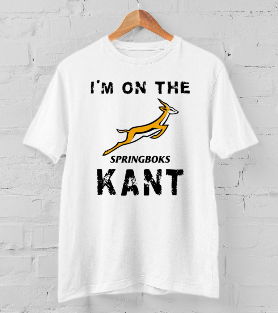 I'm On The Springboks Kant Rugby Fan Iconic T-Shirt