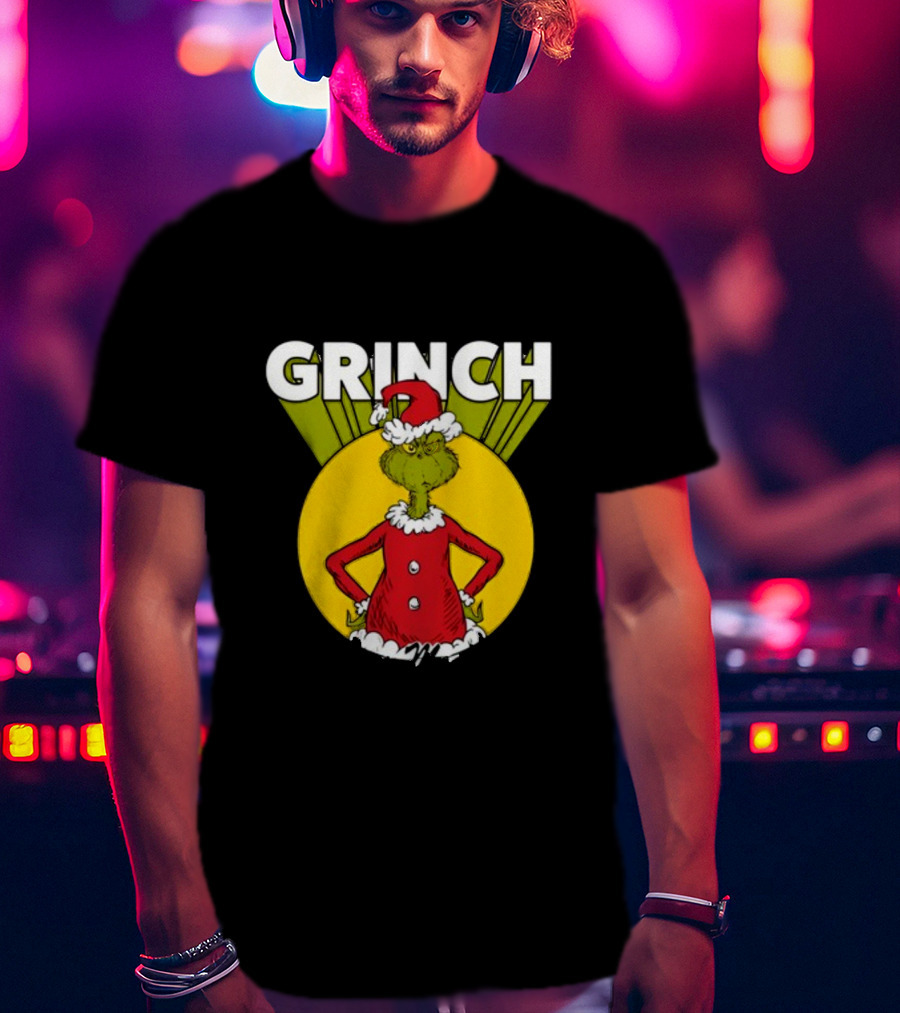 Junior's Dr. Seuss The Grinch You're A Mean One Christmas T-Shirt