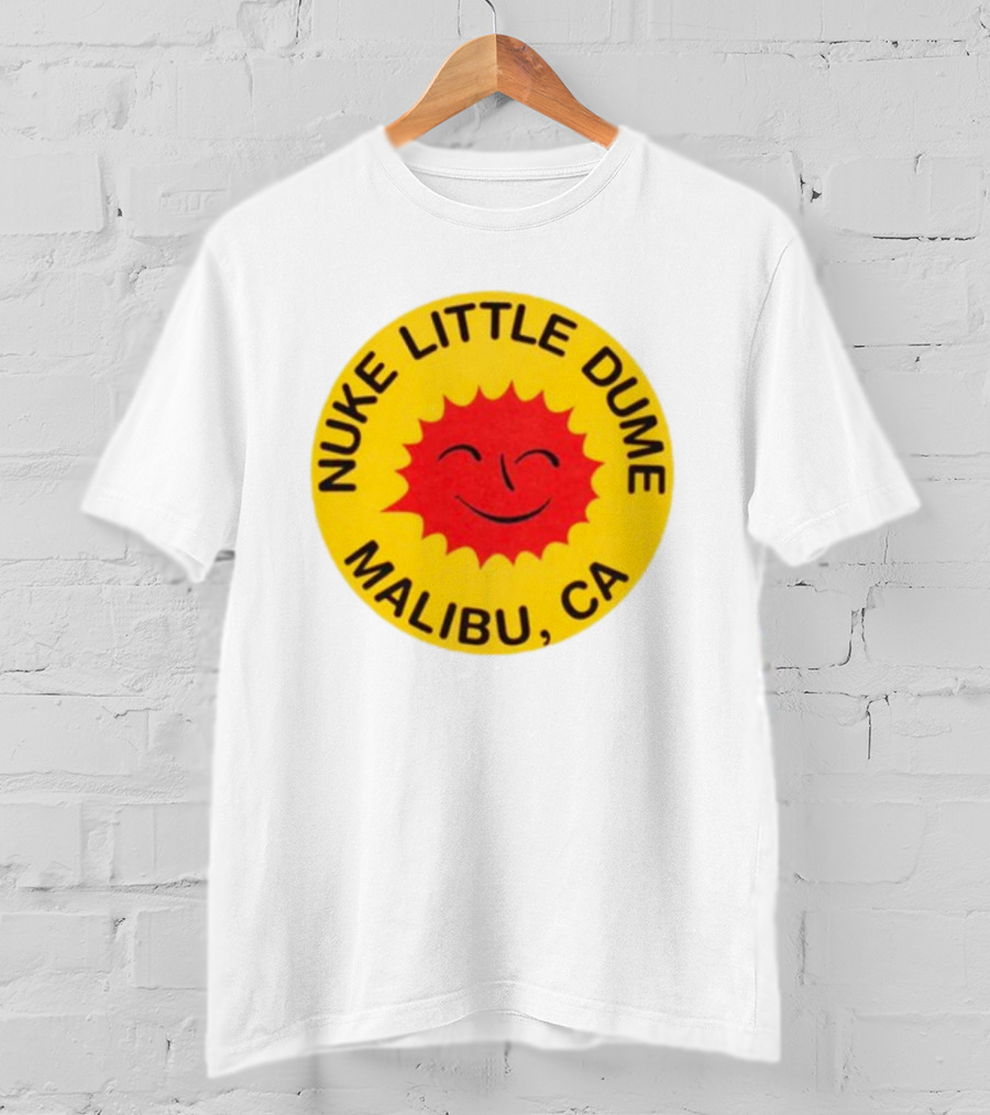 Nuke Little Dume Malibu CA Smiling Sun T-Shirt