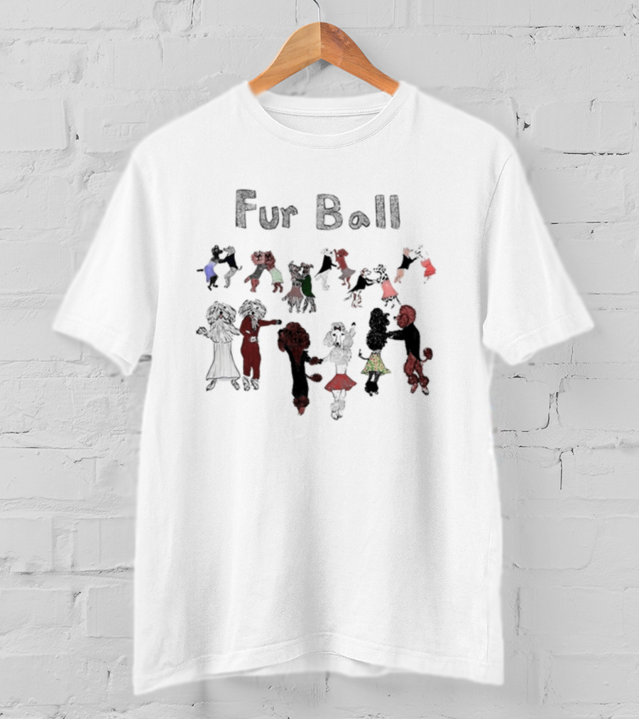 Fur Ball Dancing Animals Party T-Shirt