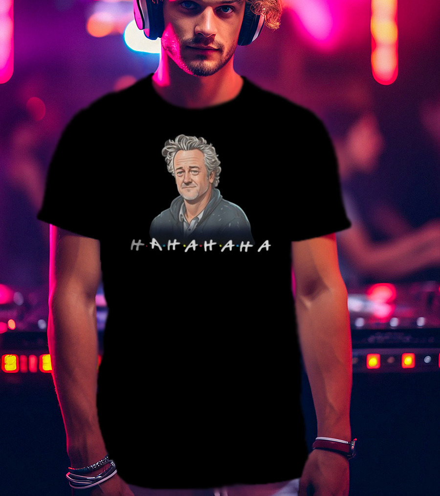 Matthew Perry Hahaha Rip Tribute Friends T-Shirt