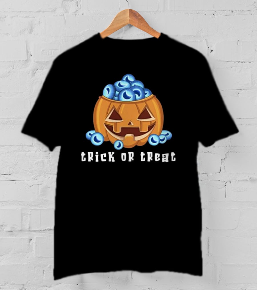 Trick Or Treat Pumpkin Candy Eyes Halloween T-Shirt