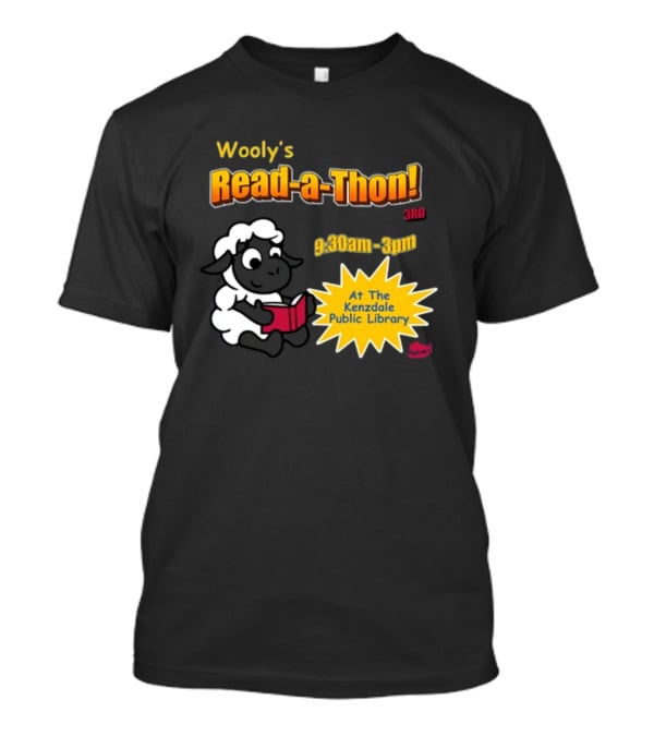 Wooly's Read-a-Thon 3rd At The Kenzdale Public Library 9:30am-3pm T-Shirt