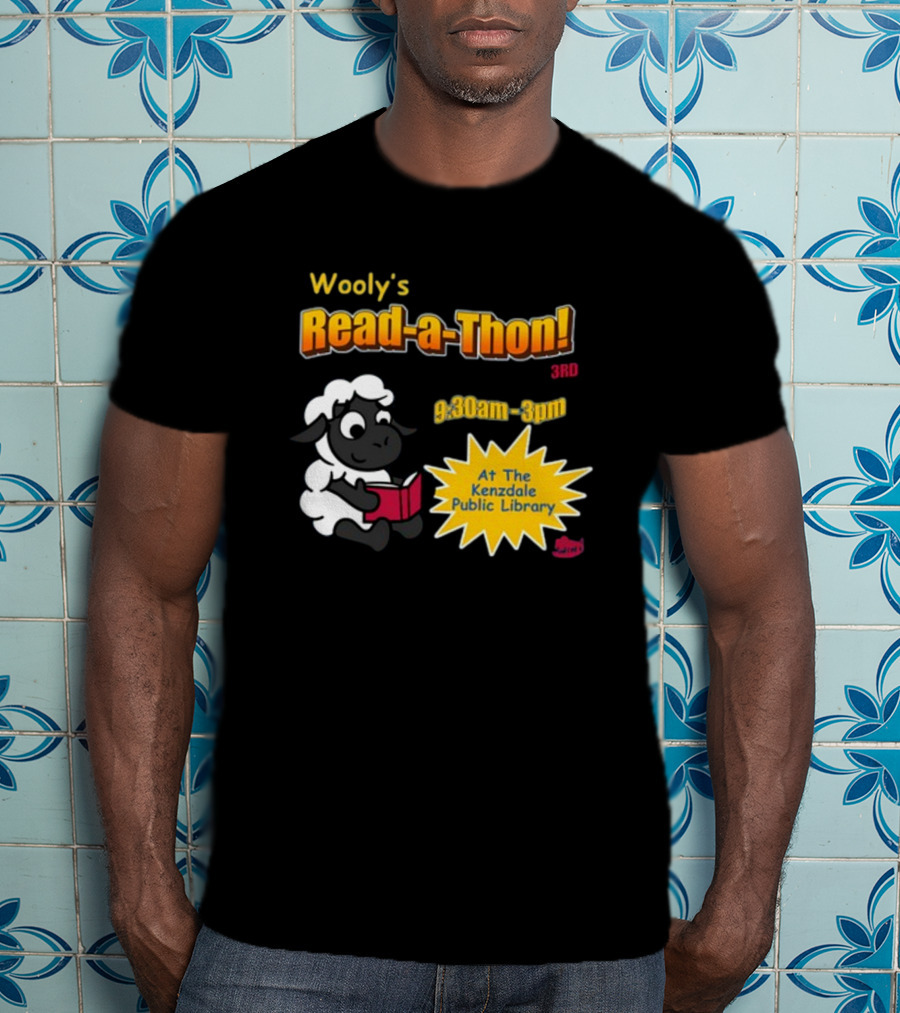 Wooly's Read-a-Thon 3rd At The Kenzdale Public Library 9:30am-3pm T-Shirt